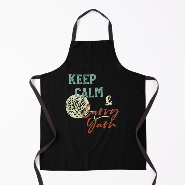Item preview, Knitting Pun Keep Calm & Carry Yarn designed and sold by whyitsme.