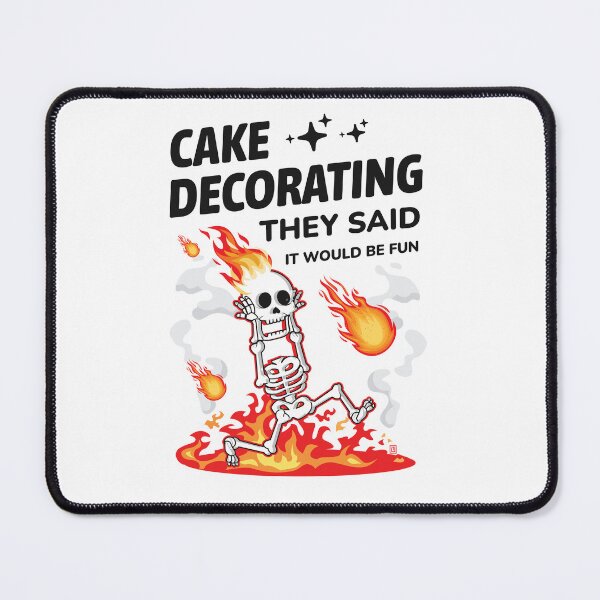 Item preview, Cake Decorating They Said It Would Be Fun Funny Cake Decorator designed and sold by Uppercase Tees.