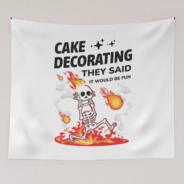 Item preview, Cake Decorating They Said It Would Be Fun Funny Cake Decorator designed and sold by Uppercase Tees.