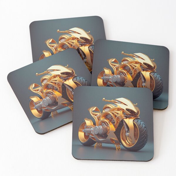 Item preview, Classy Artwork for Gold Motorcycle Lovers: Stickers and Gadgets  designed and sold by beben76.