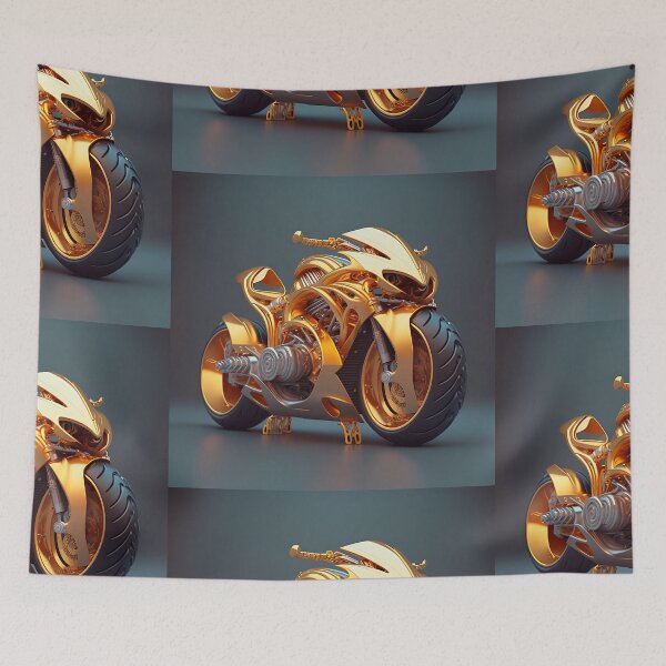 Item preview, Classy Artwork for Gold Motorcycle Lovers: Stickers and Gadgets  designed and sold by beben76.