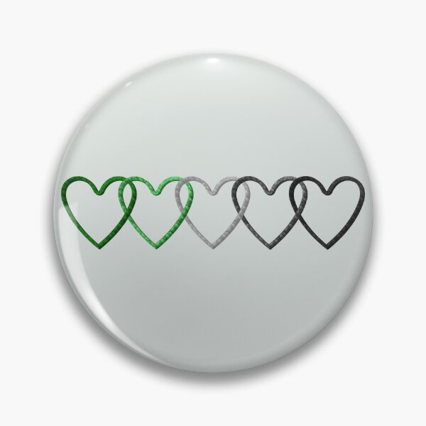 Item preview, Aromantic Pride Glittery Heart Link designed and sold by StarEyedUnicorn.