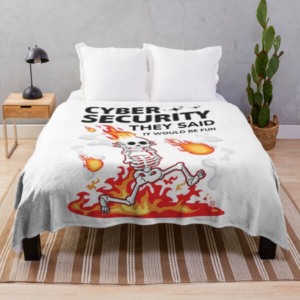 Item preview, Cyber Security They Said It Would Be Fun Funny Cybersecurity designed and sold by Uppercase Tees.