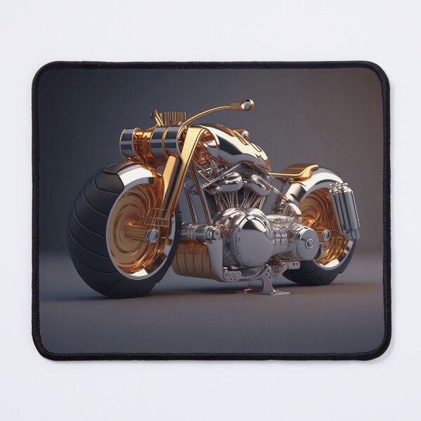 Item preview, Luxury Gold Motorcycles: A Classic Canvas for Motorcycle Enthusiasts designed and sold by beben76.