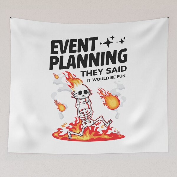 Item preview, Event Planning They Said It Would Be Fun Funny Event Planner designed and sold by Uppercase Tees.