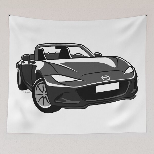 Item preview, Mazda MX5 ND black designed and sold by car2oonz.