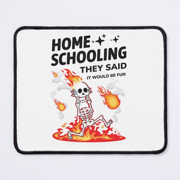 Item preview, Home School They Said It Would Be Fun Funny Home School Parent designed and sold by Uppercase Tees.