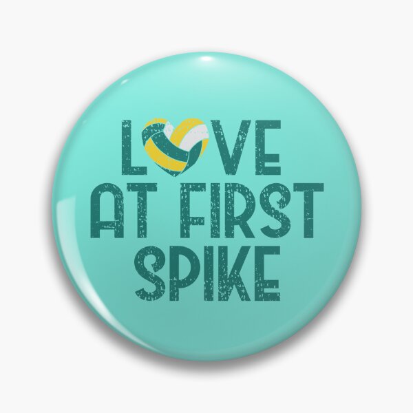 Item preview, Love At First Spike For Volleyball Sports   designed and sold by SilentEcho.