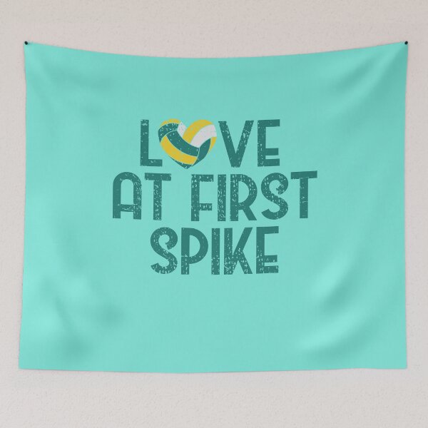 Item preview, Love At First Spike For Volleyball Sports   designed and sold by SilentEcho.