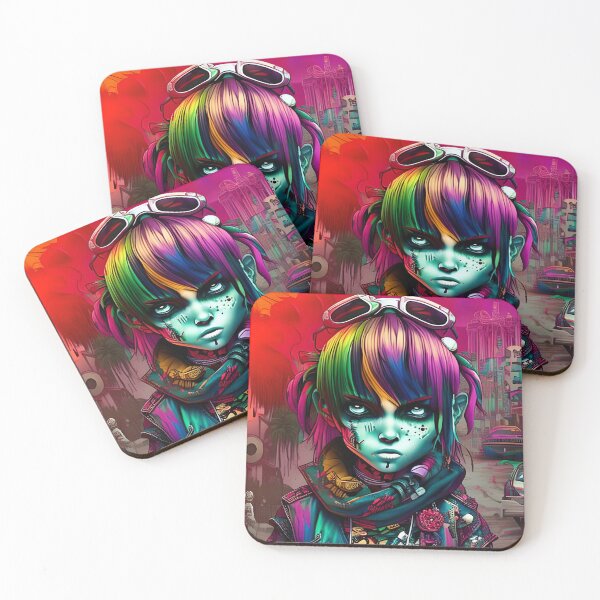 Item preview, Get Groovy with Our Intricate Harajuku Girl  designed and sold by Rui Fernandes.
