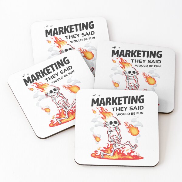 Item preview, Marketing They Said It Would Be Fun Funny Marketing designed and sold by Uppercase Tees.