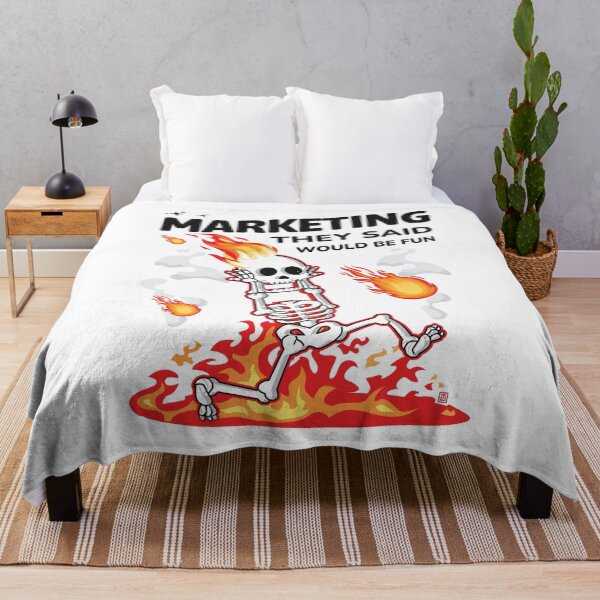Item preview, Marketing They Said It Would Be Fun Funny Marketing designed and sold by Uppercase Tees.