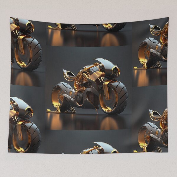 Item preview,  Gold Motorbike Design: Unique Collection for Room Decoration  designed and sold by beben76.