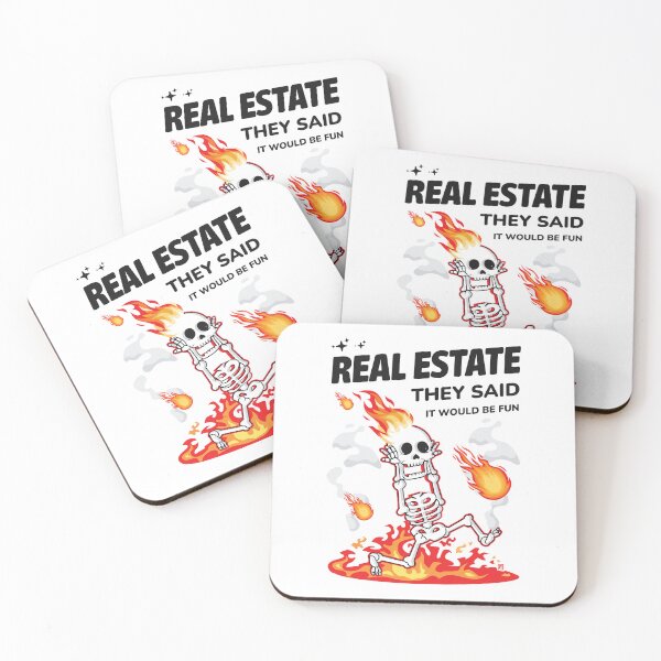 Item preview, Real Estate They Said It Would Be Fun Funny Real Estate Agent designed and sold by Uppercase Tees.