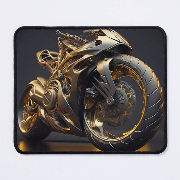 Item preview, Elegant Gold Motorcycle Art: Hats, Bags and Accessories for the Collector designed and sold by beben76.