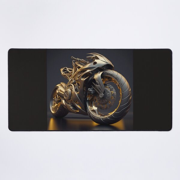 Item preview, Elegant Gold Motorcycle Art: Hats, Bags and Accessories for the Collector designed and sold by beben76.