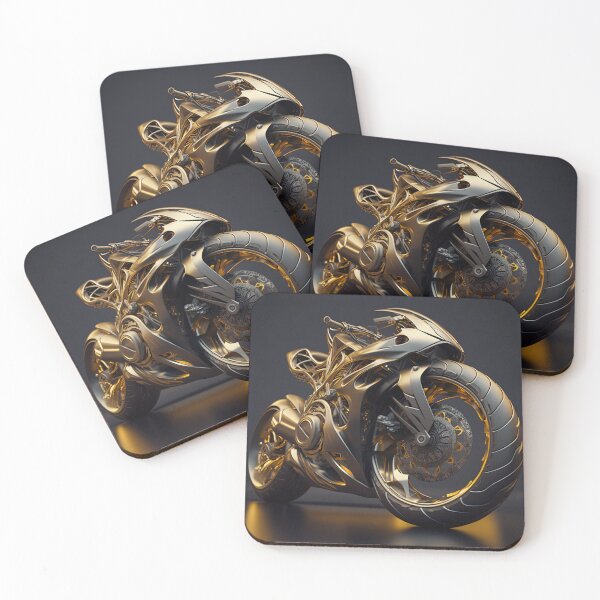 Item preview,  Elegant Gold Motorcycle Art: Hats, Bags and Accessories for the Collector  designed and sold by beben76.