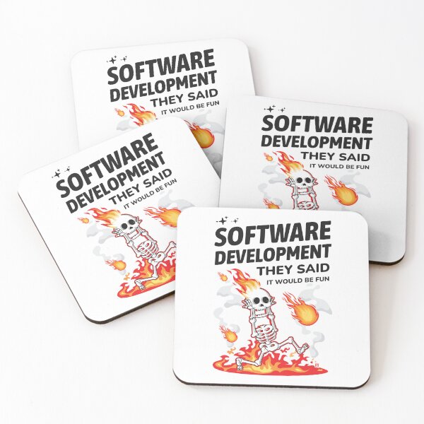 Item preview, Software Development They Said It Would Be Funny Coding designed and sold by Uppercase Tees.