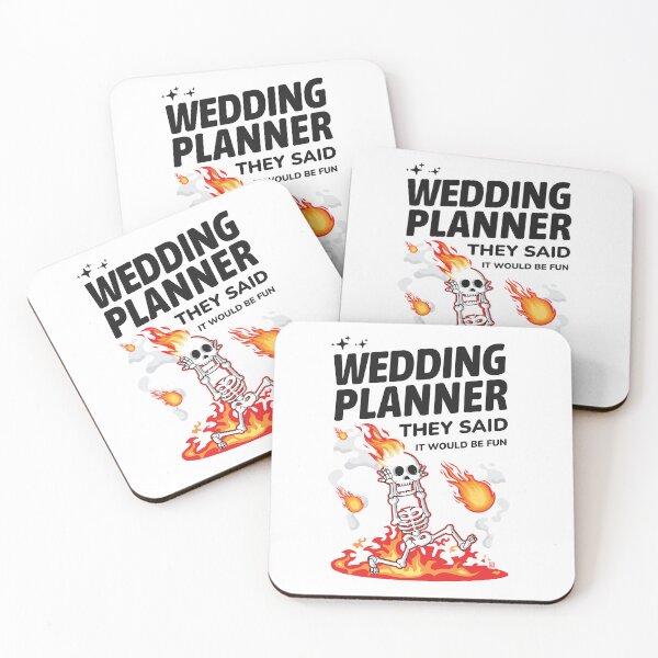 Item preview, Wedding Planning They Said It Would Be Fun Funny Wedding Planner designed and sold by Uppercase Tees.