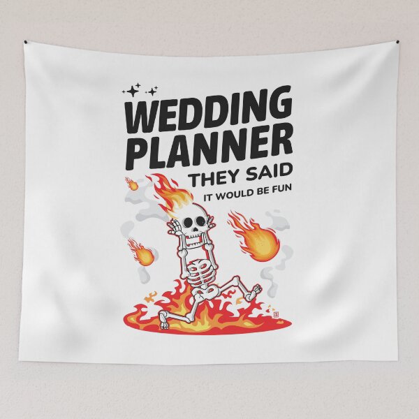 Item preview, Wedding Planning They Said It Would Be Fun Funny Wedding Planner designed and sold by Uppercase Tees.