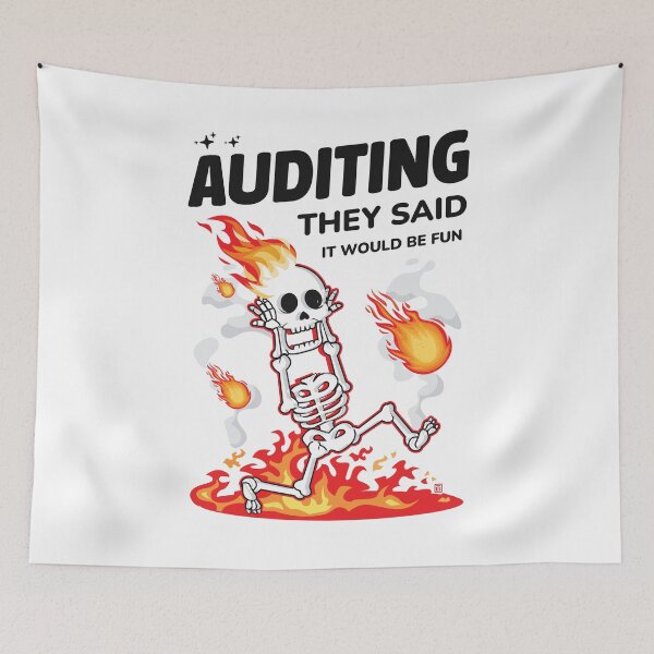 Item preview, Auditing They Said It Would Be Fun Funny Accountant  Data Analyst designed and sold by Uppercase Tees.