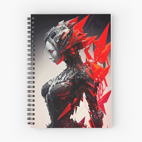 Item preview, Futuristic Cyborg Anime Girl designed and sold by AnimaSpark.
