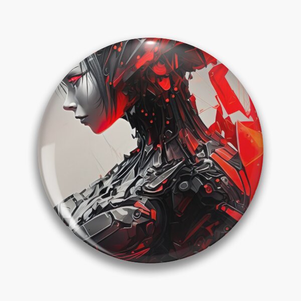 Item preview, Futuristic Cyborg Anime Girl designed and sold by AnimaSpark.