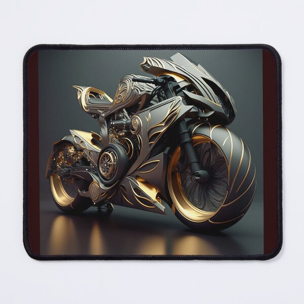 Item preview, Capture the Beauty of the Golden Motorbike: A High-Quality Photography Collection designed and sold by beben76.