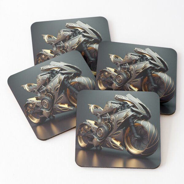Item preview, Capture the Beauty of the Golden Motorbike: A High-Quality Photography Collection  designed and sold by beben76.