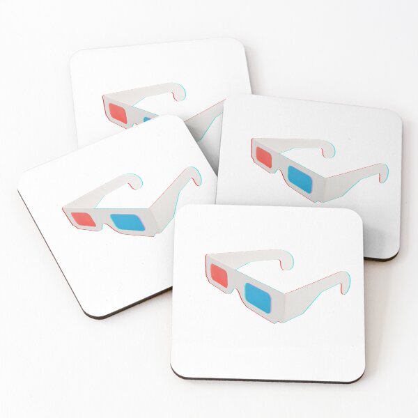 Item preview, red blue anaglyph 3d glasses designed and sold by Izoberu.