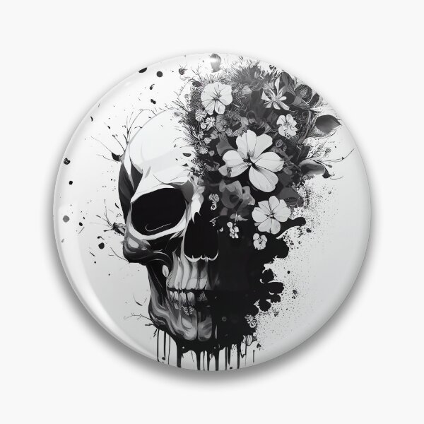Item preview, Floral Skull designed and sold by Swags.