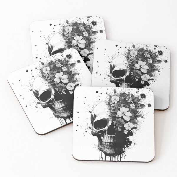 Item preview, Floral Skull designed and sold by Swags.