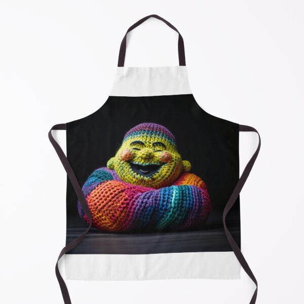 Aperçu de l'œuvre Knitted Laughing Buddha créée et vendue par wilkie1990.