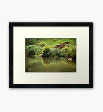 Lush Green - Manning River NSW Framed Print