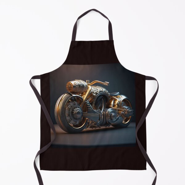 Item preview, Golden Motorcycle Art from Redbubble designed and sold by beben76.