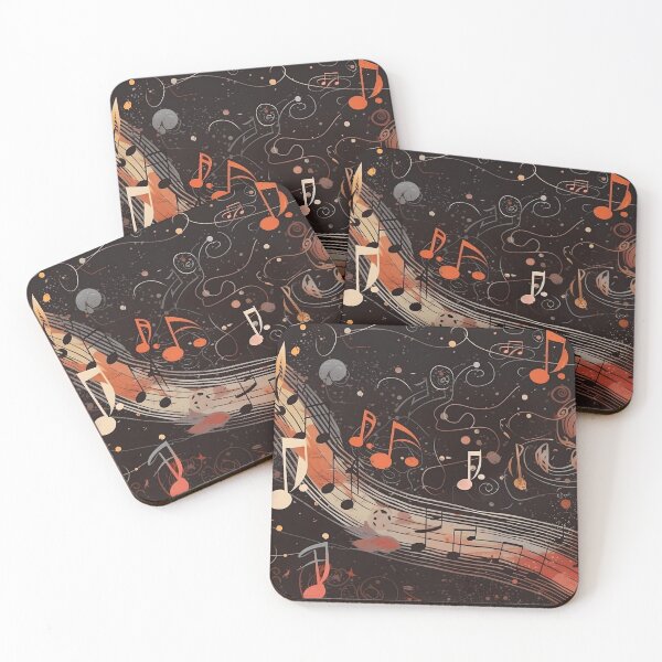 Item preview, Abstract Musical Notes Pattern designed and sold by Seetears.