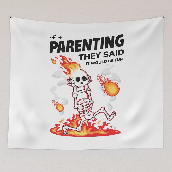 Item preview, Parenting They Said It Would be Fun Funny Parenting designed and sold by Uppercase Tees.