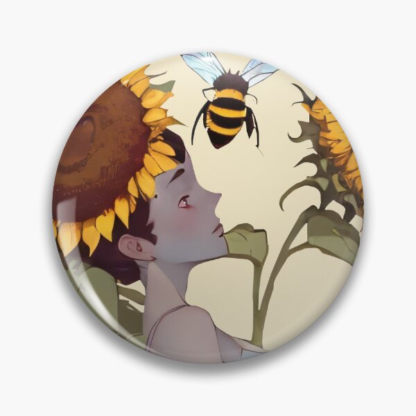 Item preview, Bee on a Sunflower designed and sold by HiPolly.