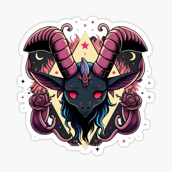 Aimant Bébé Baphomet Effrayant Mignon Pastel Illustration - Temu Belgium