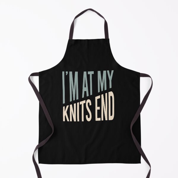 Item preview, Knitting Pun I'm at My Knits End designed and sold by whyitsme.