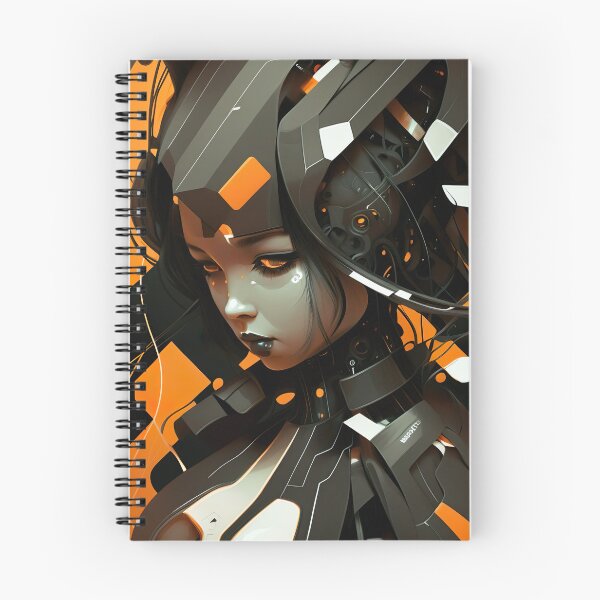 Item preview, Futuristic Robot Anime Girl designed and sold by AnimaSpark.