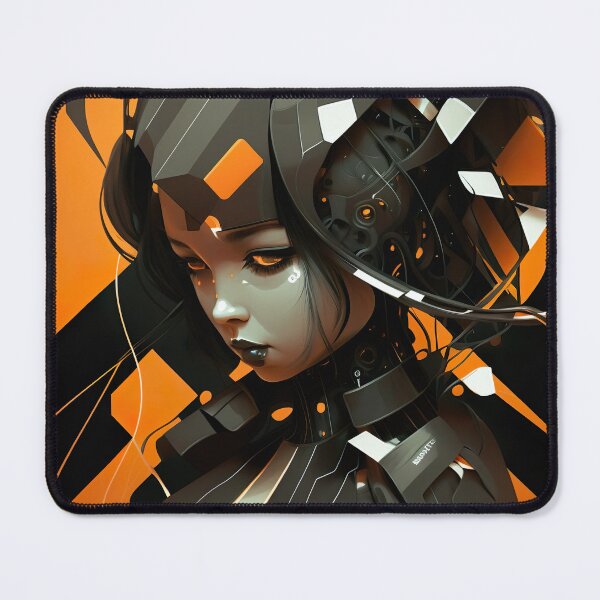 Item preview, Futuristic Robot Anime Girl designed and sold by AnimaSpark.