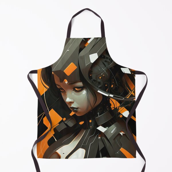 Item preview, Futuristic Robot Anime Girl designed and sold by AnimaSpark.