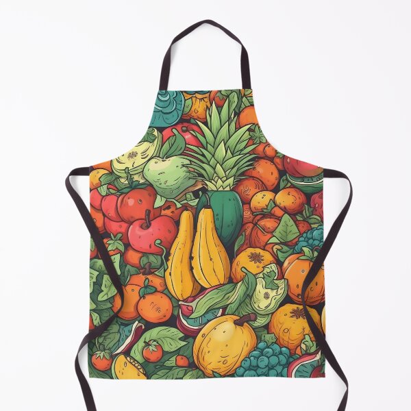 Aperçu de l'œuvre Vegetable and Fruit Pattern créée et vendue par Seetears.
