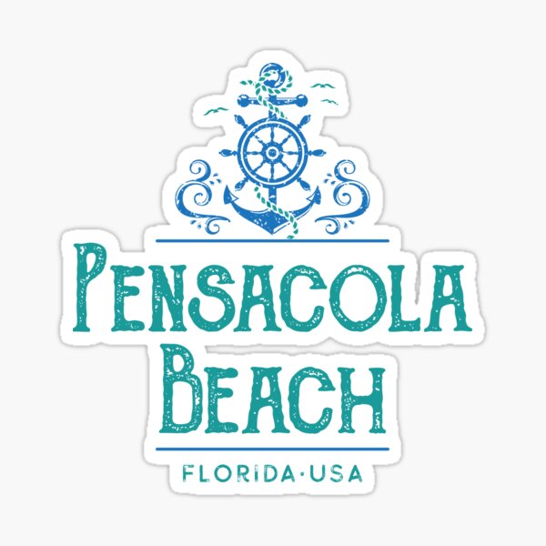 Item preview, Pensacola Beach Florida Nautical Design designed and sold by Futurebeachbum.