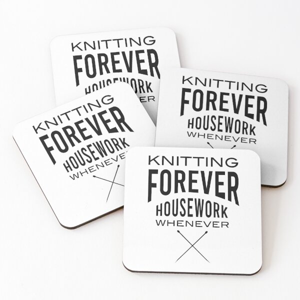 Item preview, Knitting Forever Housework Whenever designed and sold by whyitsme.