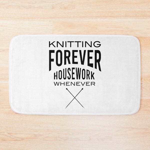 Item preview, Knitting Forever Housework Whenever designed and sold by whyitsme.
