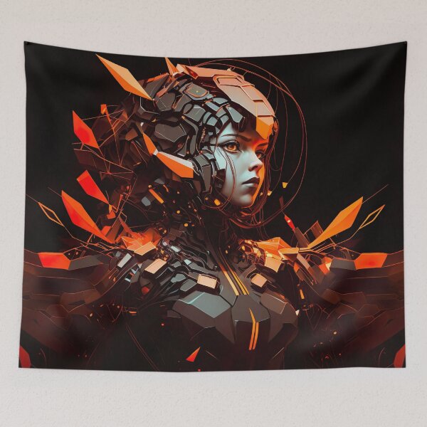 Item preview, Cyborg Anime Girl designed and sold by AnimaSpark.