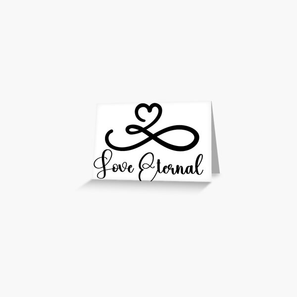 Eternal Love Meaning Greeting Cards for Sale | Redbubble