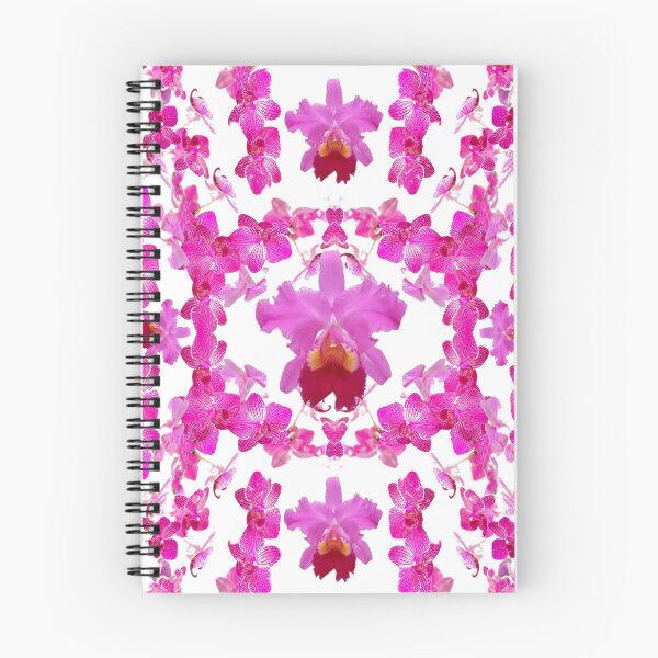Item preview, ABSTRACT GEOMETRIC FUCHSIA-PINK ORCHID PATTERNS ART designed and sold by sharlesart.